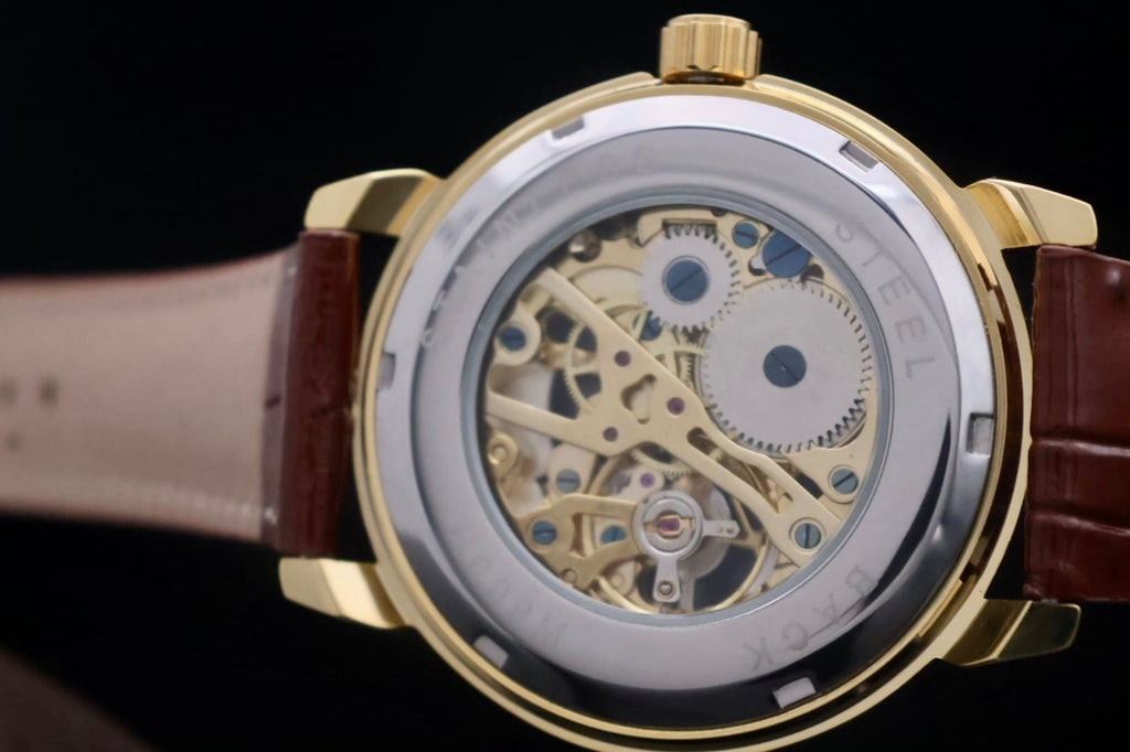 FORSINING - AUTOMATIK - HANDAUFZUG - HERREN - UHR - SKELETTUHR - LEDER - 46MM2