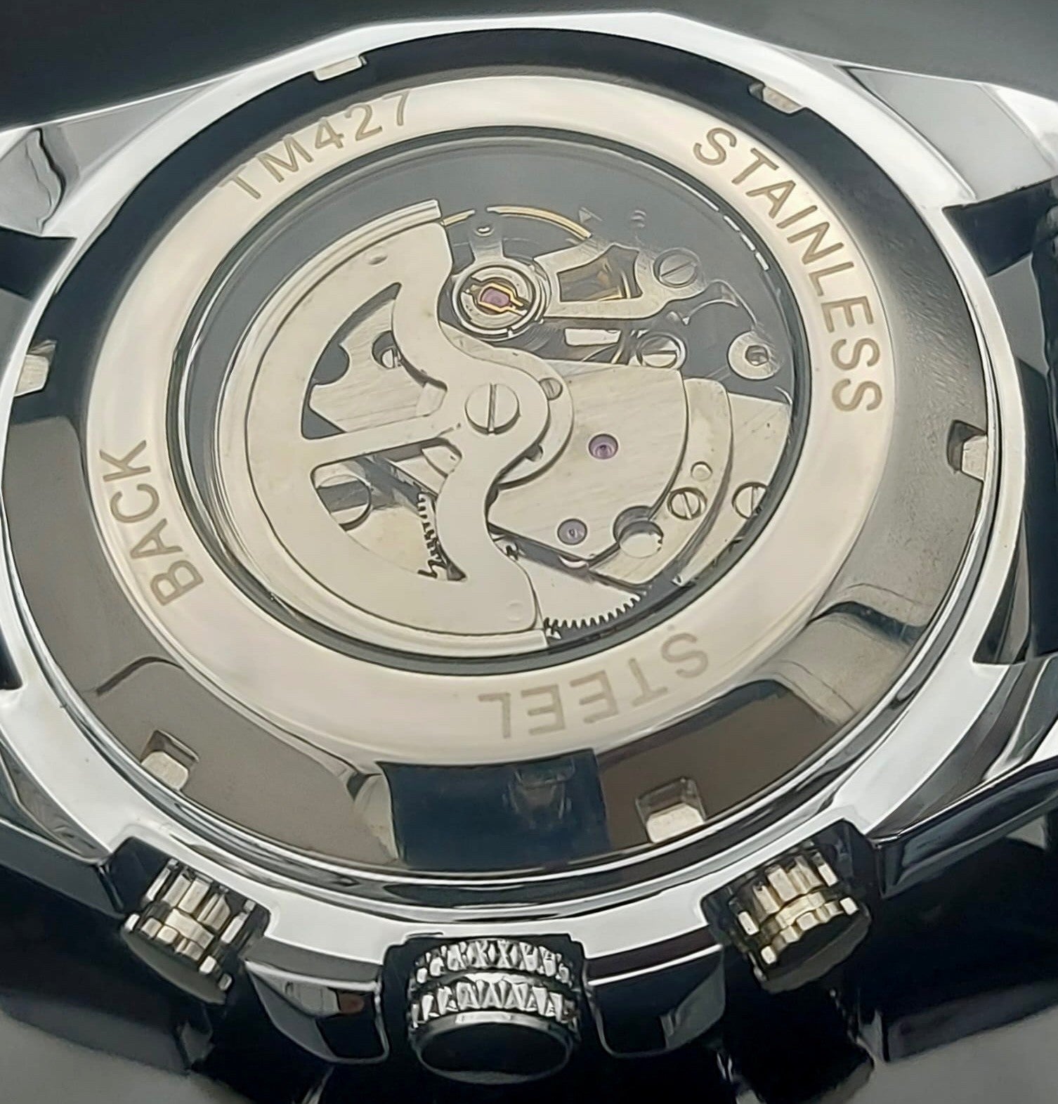 FORSINING - HERREN - AUTOMATIK - UHR - LEDER - SKELETTUHR - NEU - 48MM2