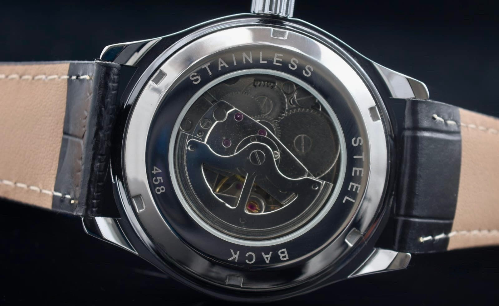 WINNER - HERREN - AUTOMATIK - UHR - DATUMSANZEIGE - 42MM - SCHWARZ - NEU2