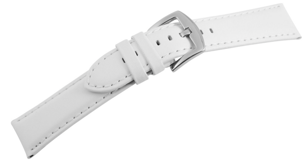 Steinmeister Uhrenarmband Echtleder Armband gelb schwarze Naht 22 mm0