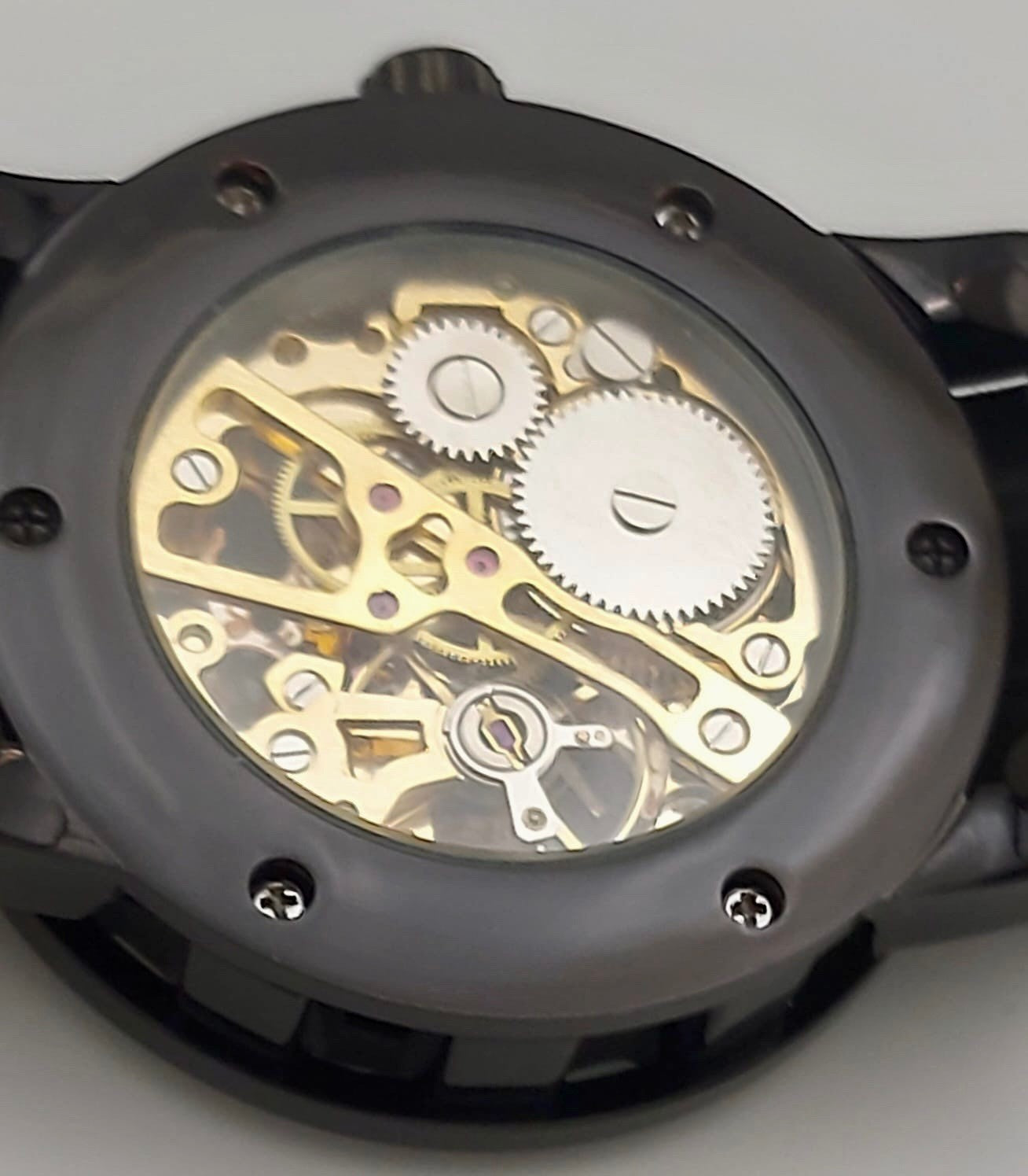 WINNER - MECHANISCH - HANDAUFZUG - HERREN - UHR - SKELETT - EDELSTAHL - 40MM2