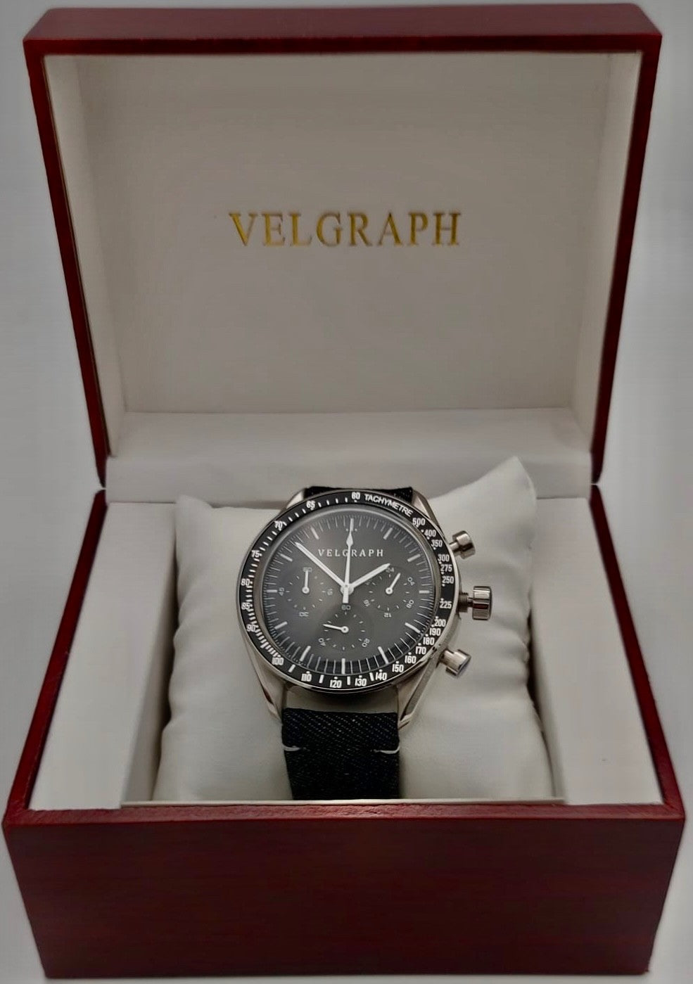 Velgraph - Vintage - Chronograph - Watch – VK63 Mechaquarz - 42 mm - Herrenuhr *3