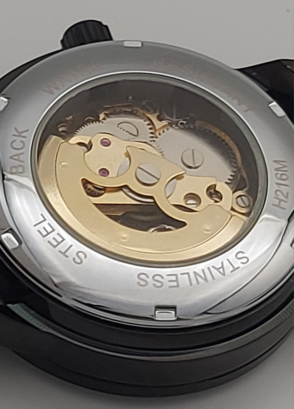 Winner Herren Uhr Automatik Armbanduhr Schwarz Skelettuhr 42mm Luxus Design3