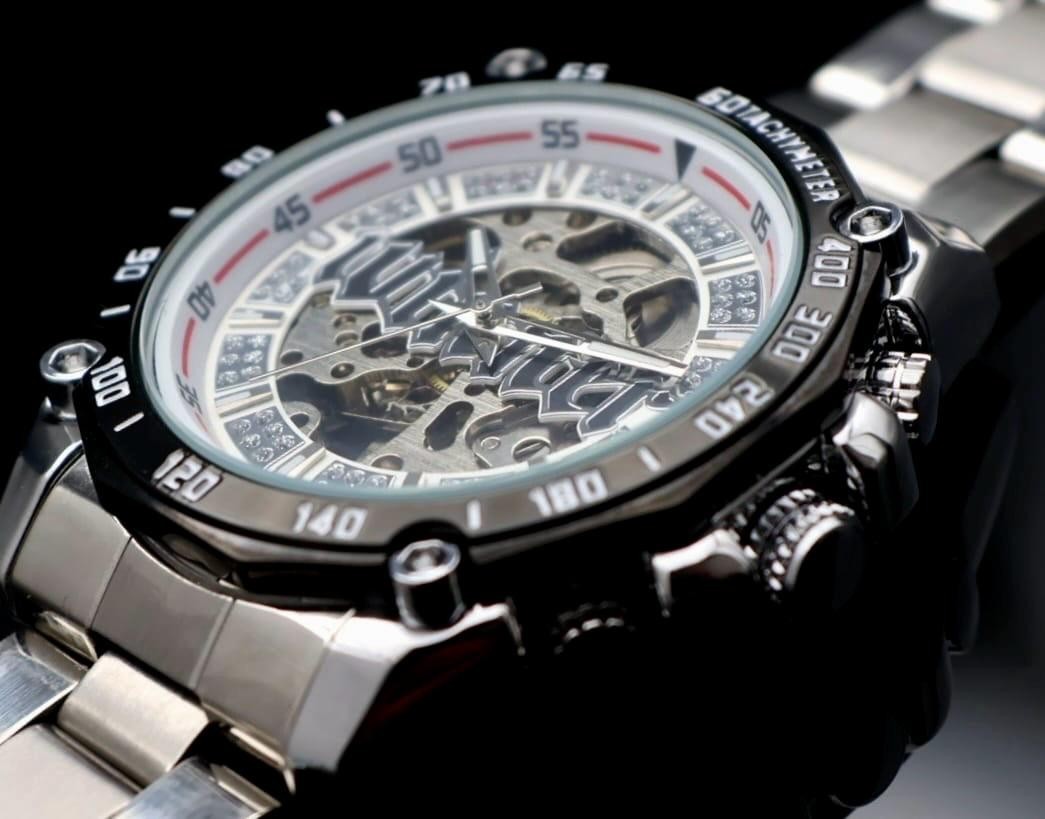 Winner Herren Uhr Automatik Armbanduhr Silber Farben Skelettuhr 48mm2