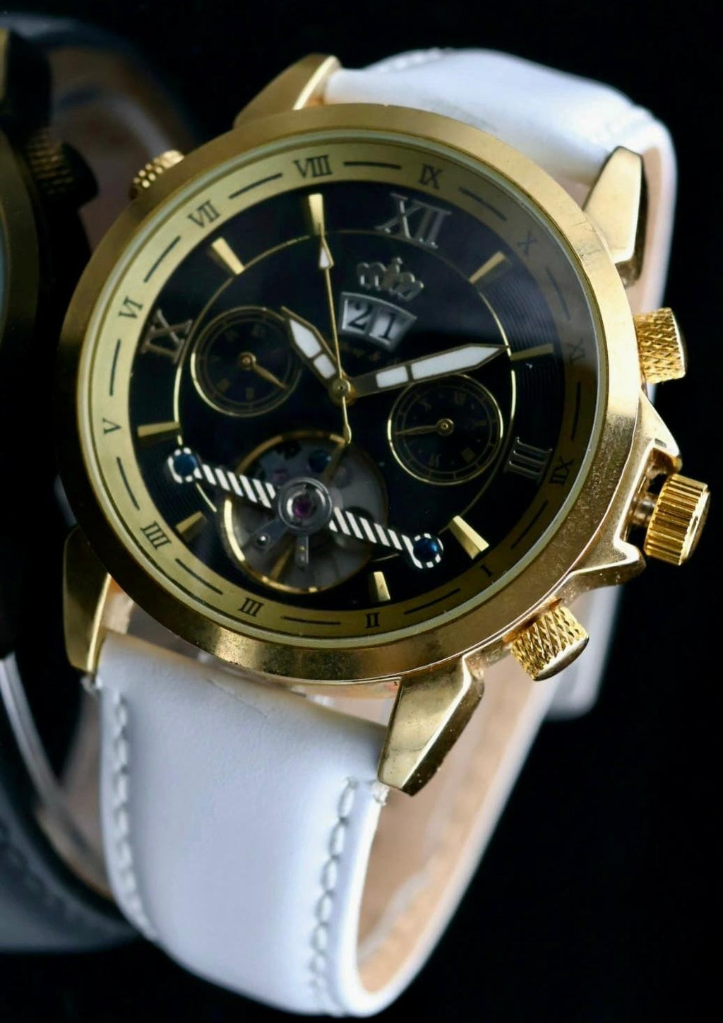 Lindberg & Sons  Piraeus Automatik Herren Armbanduhr Uhr  Datum Leuchtzeiger0