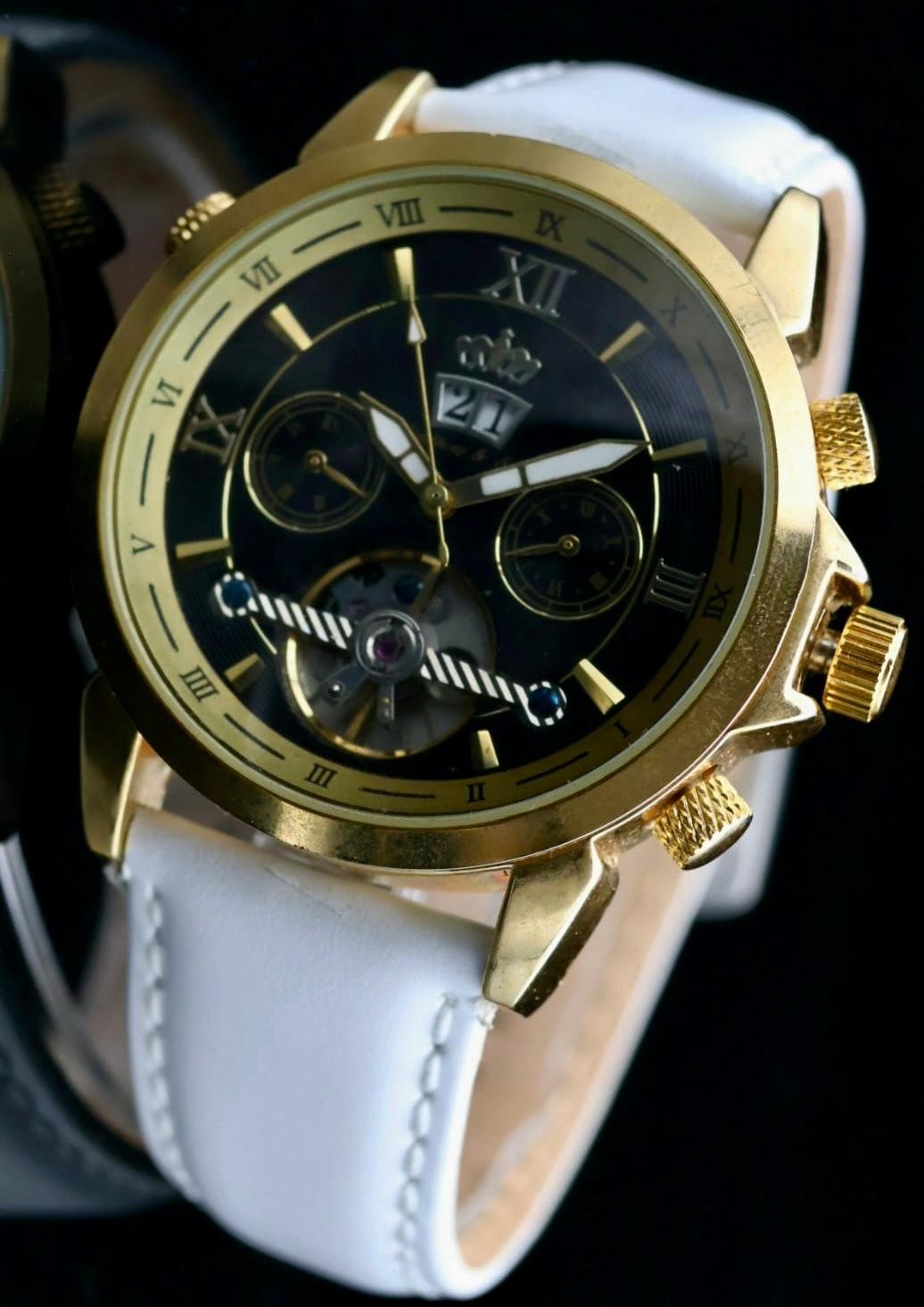 Lindberg & Sons  Piraeus Automatik Herren Armbanduhr Uhr  Datum Leuchtzeiger0