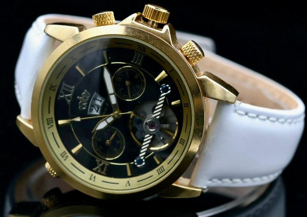 Lindberg & Sons  Piraeus Automatik Herren Armbanduhr Uhr  Datum Leuchtzeiger1