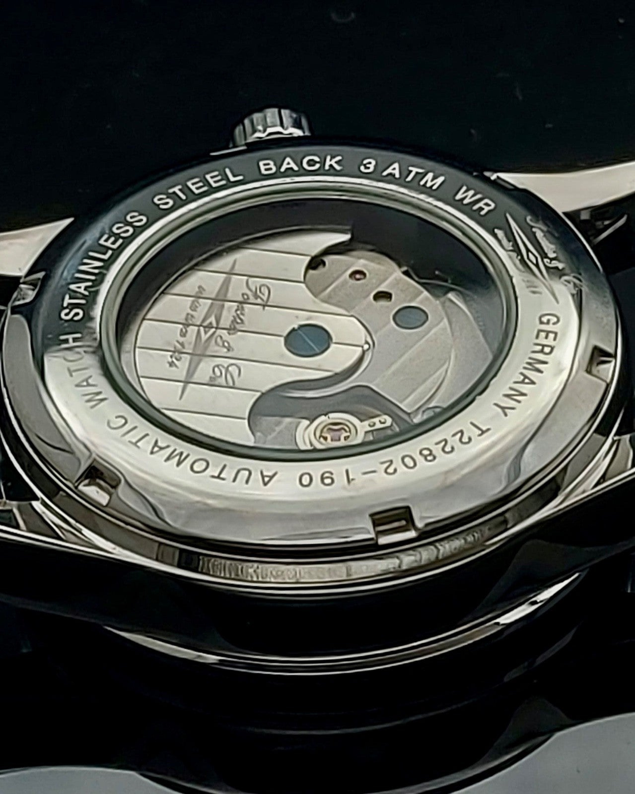 Forestier & Cie Automatik Herren Uhr Armband Herrenuhr Leder Datum Königsblau1