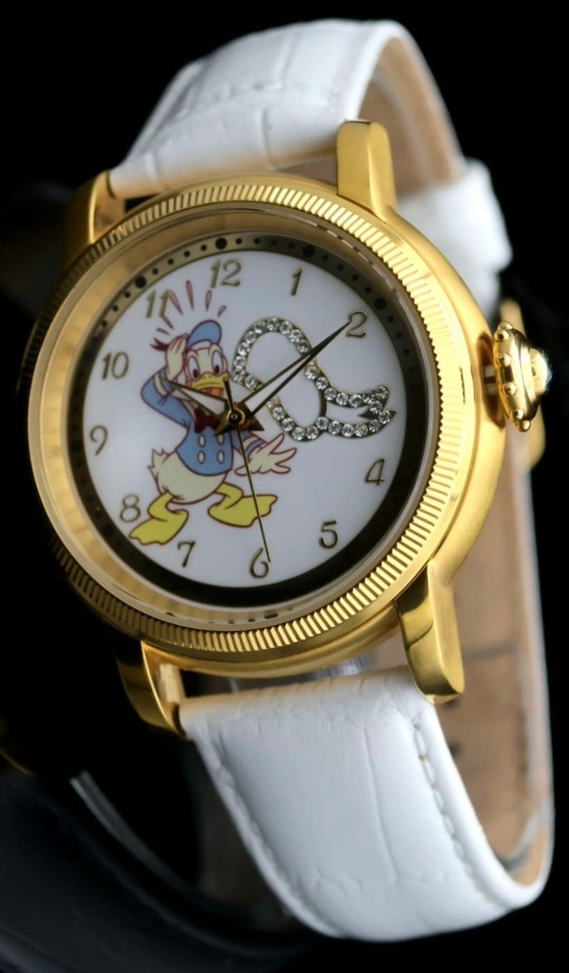 Disney Donald Duck Automatik Uhr Limitierte Edition  Sammlerstück Retro VINTAGE0