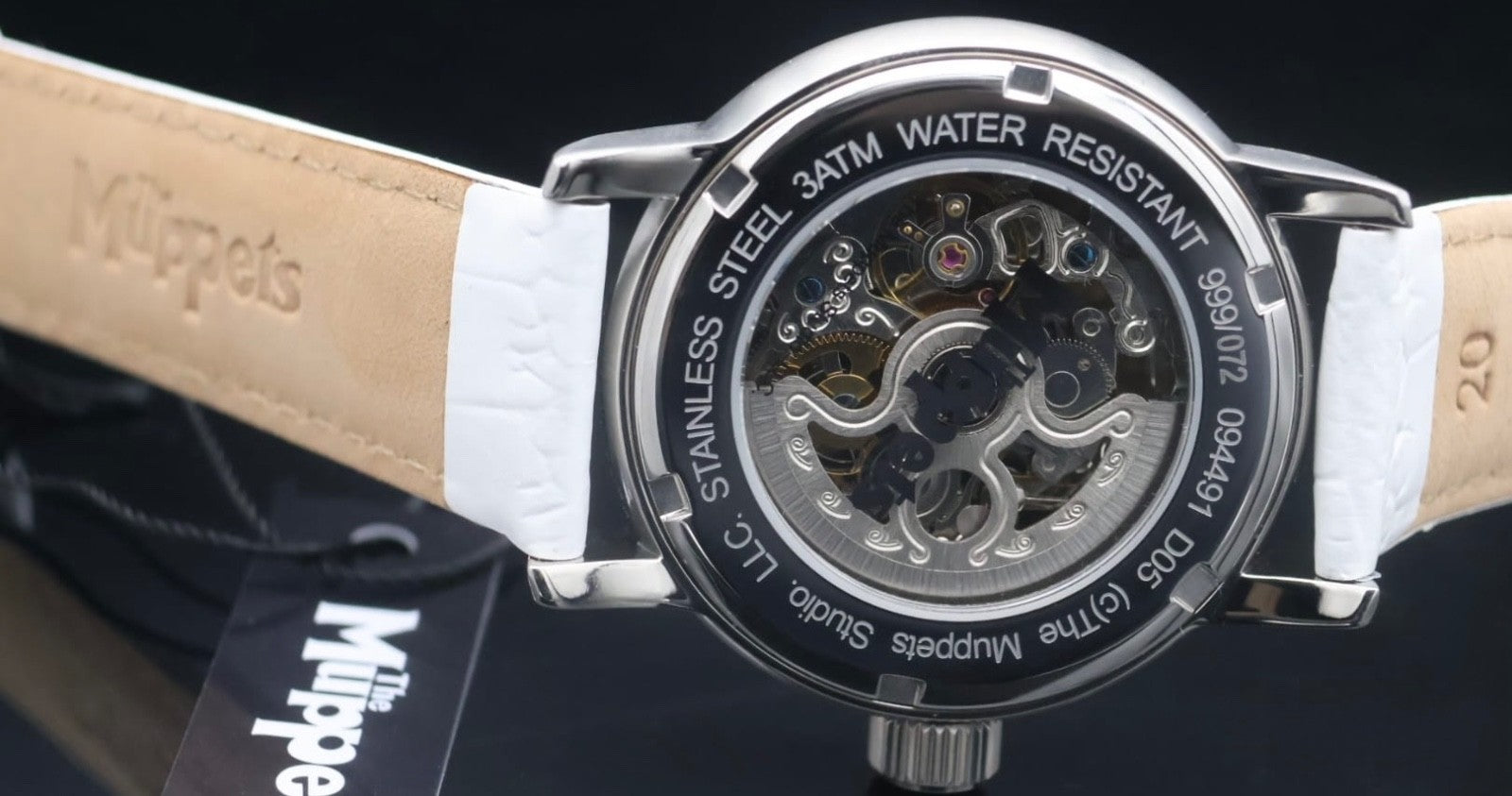 DISNEY Muppets Automatik Miss Piggy Herrenuhr Damenuhr Uhr Leder Sammlerstück3