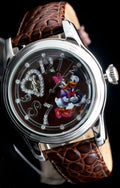 Disney Automatik Uhr Limitierte Edition Daisy Donald Duck  Sammlerstück VINTAGE0
