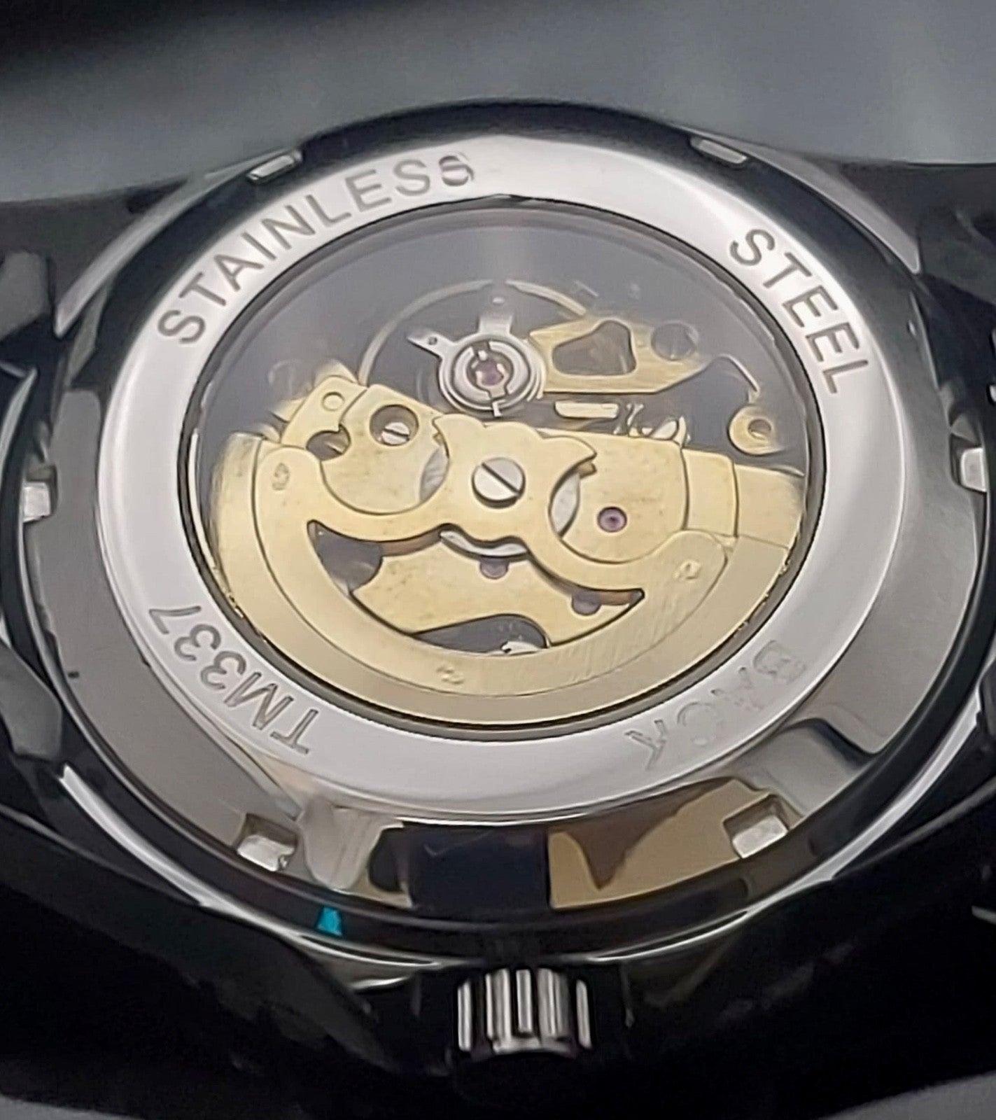 Forsining Herren Automatik Uhr Herrenuhr Edelstahl im Keramik Design 44mm Neu1