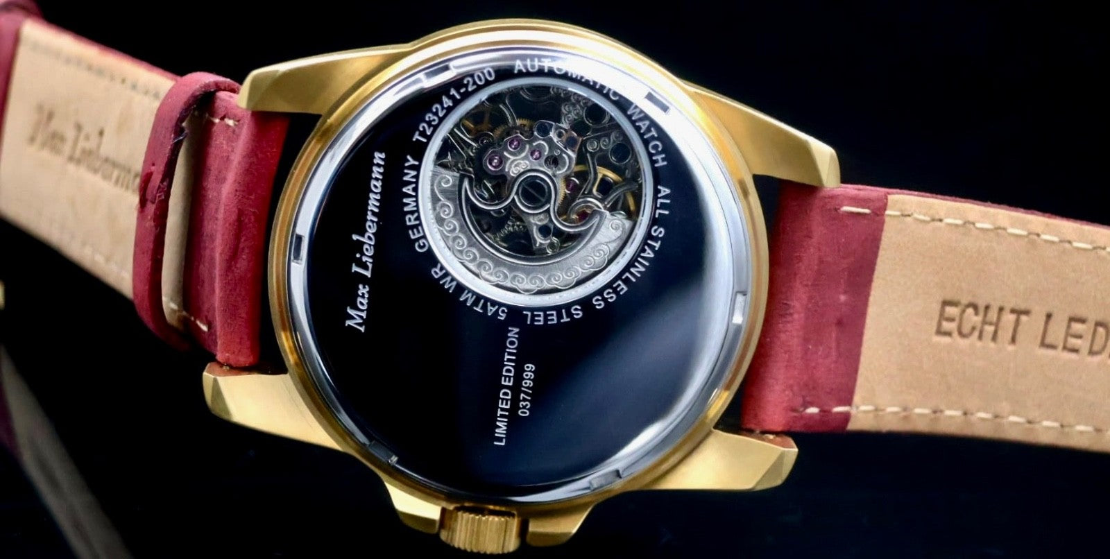 Max Liebermann Automatik Uhr Armbanduhr Mikrorotor Limitiert Sammlerstück NOS2