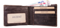 Akzent Leder Geldbörse RFID Echtleder Portemonnaie Geldbeutel Querformat Traktor0