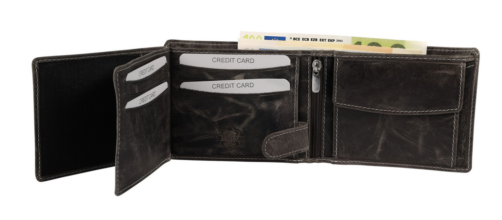 Akzent Unisex Synthetikleder Geldbörse Portemonnaie Geldbeutel NEU1