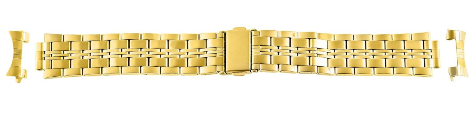 Engelhardt Uhrenarmband Edelstahl Armband mit Faltschließe goldfarben 24 mm1