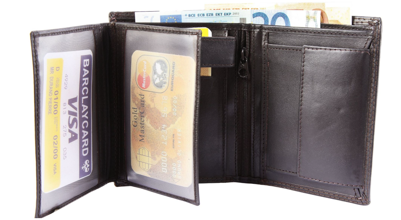 Schwarzwald Leder Portmonee Geldbörse Echtleder Portemonnaie Geldbeutel Braun2