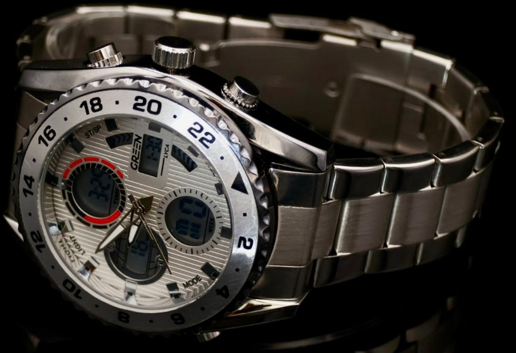 Green Digitale Herren Männer Armband Uhr NEU1