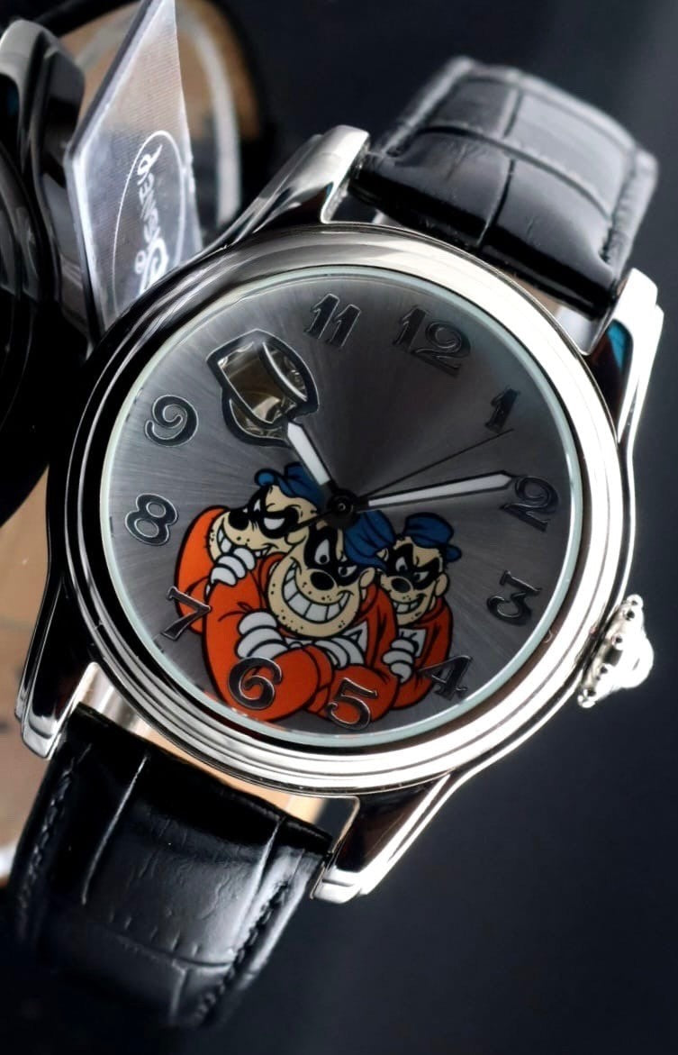 Disney Panzerknacker Automatik Uhr Limitierte Edition Sammlerstück Retro NEU 1