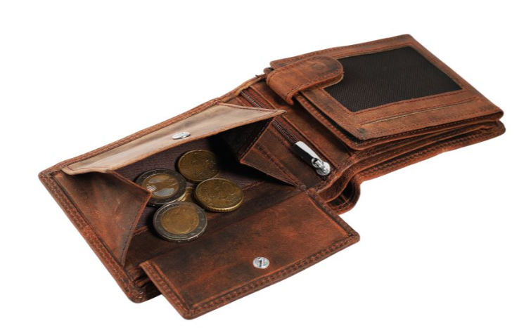 Akzent Leder Geldbörse RFID Schutz  Echtleder Portemonnaie Geldbeutel Schiff 13