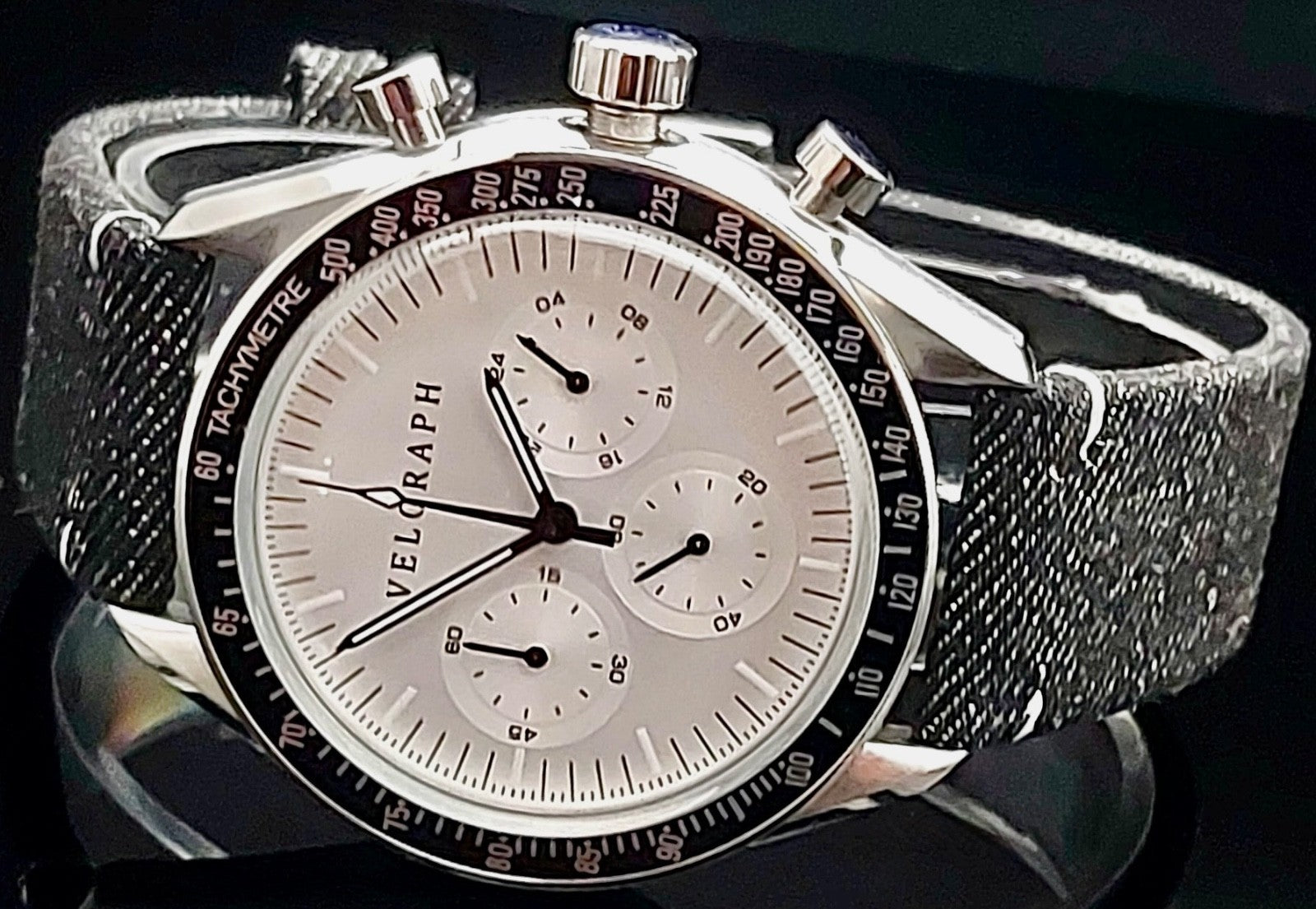 Velgraph - Vintage - Chronograph - Watch – VK63 Mechaquarz - 42 mm - Herrenuhr *1