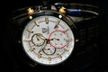 Mega Edle Pierrini Herren Armband Uhr Chronograph Stoppuhr Datum Keramik Look0