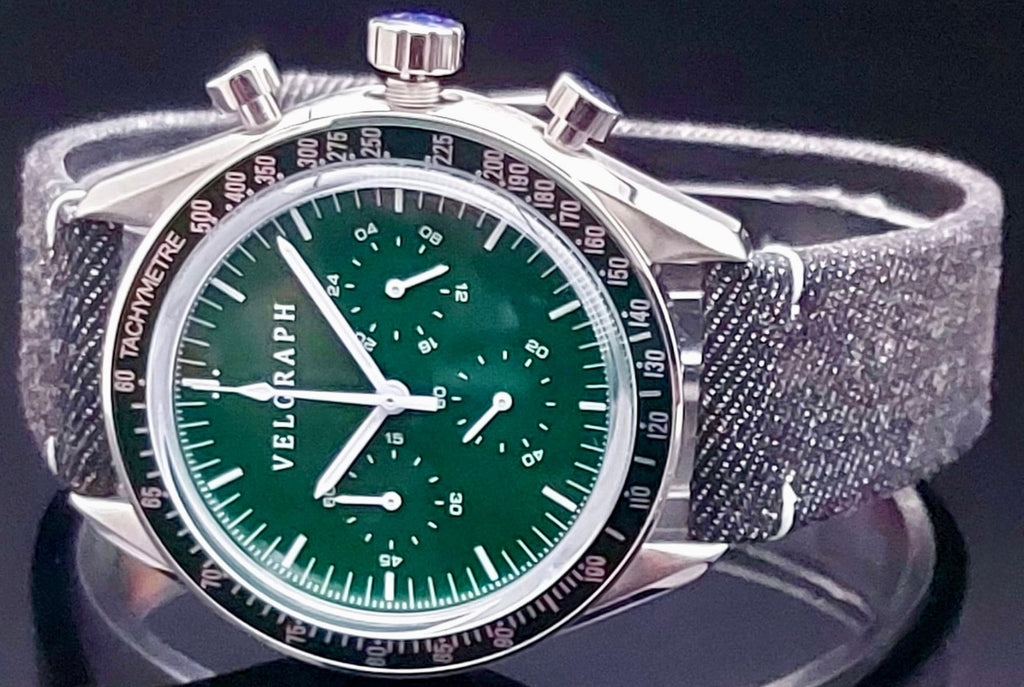 Velgraph - Vintage - Chronograph - Watch – VK63 Mechaquarz - 42 mm - Herrenuhr -1