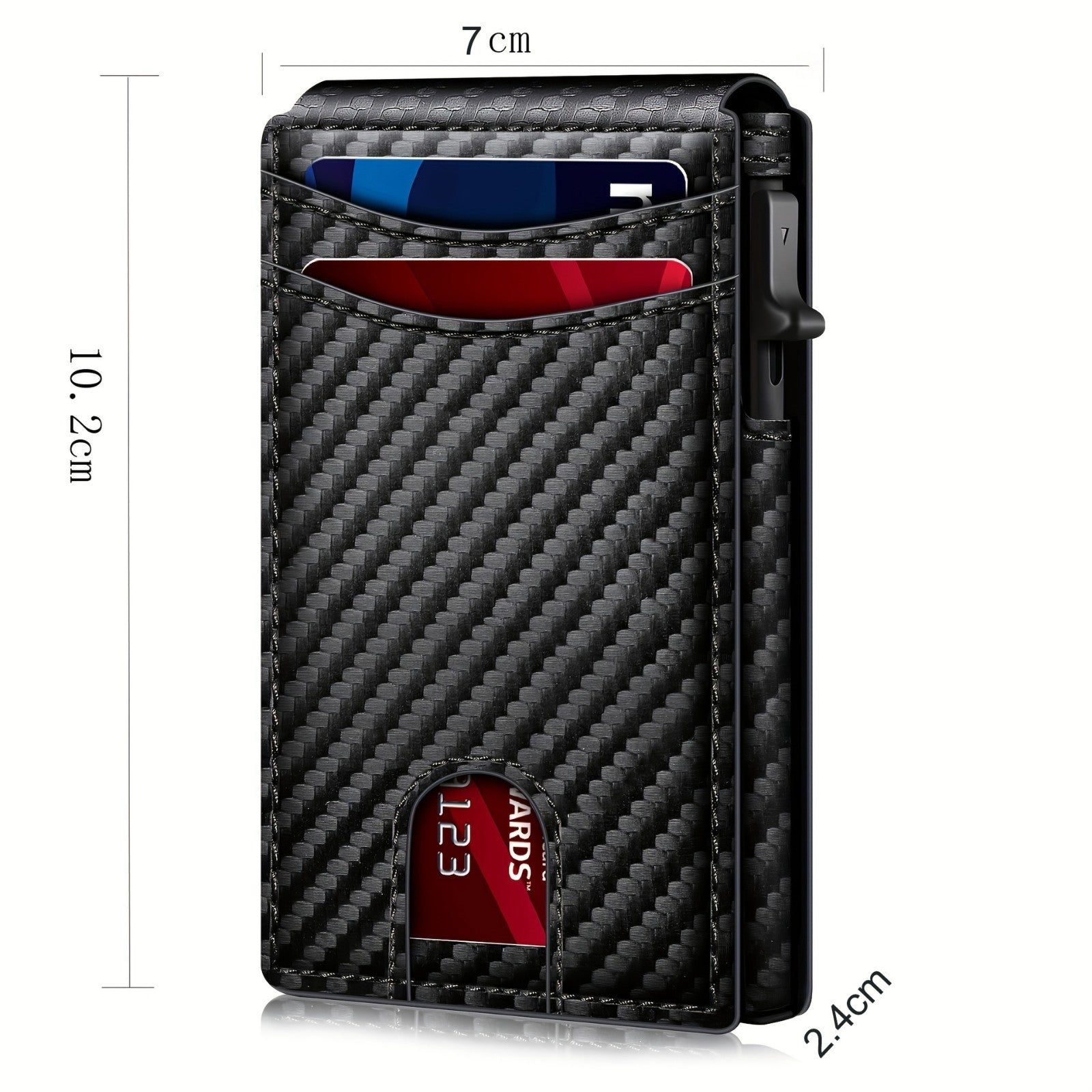 Premium RFID Karten Wallet Kreditkartenetui Slim Kartenhalter Magnetverschluss2