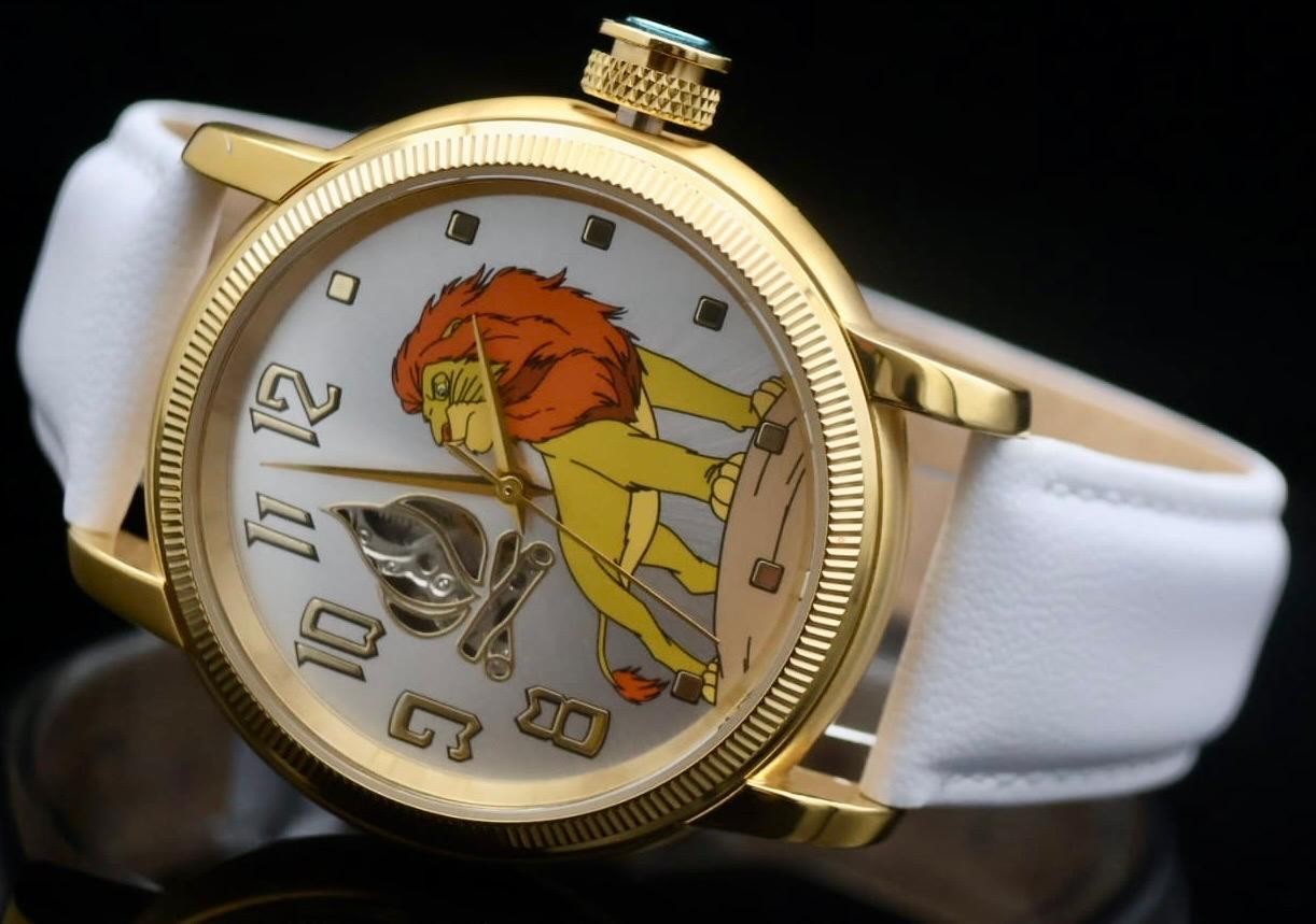 Disney Simba Löwe Automatik Uhr Limitierte Edition Sammlerstück Retro VINTAGE1