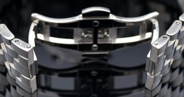 Lobinni Herren Männer Uhr Chronograph Stoppuhr Datum Silber Blau Farben NEU3