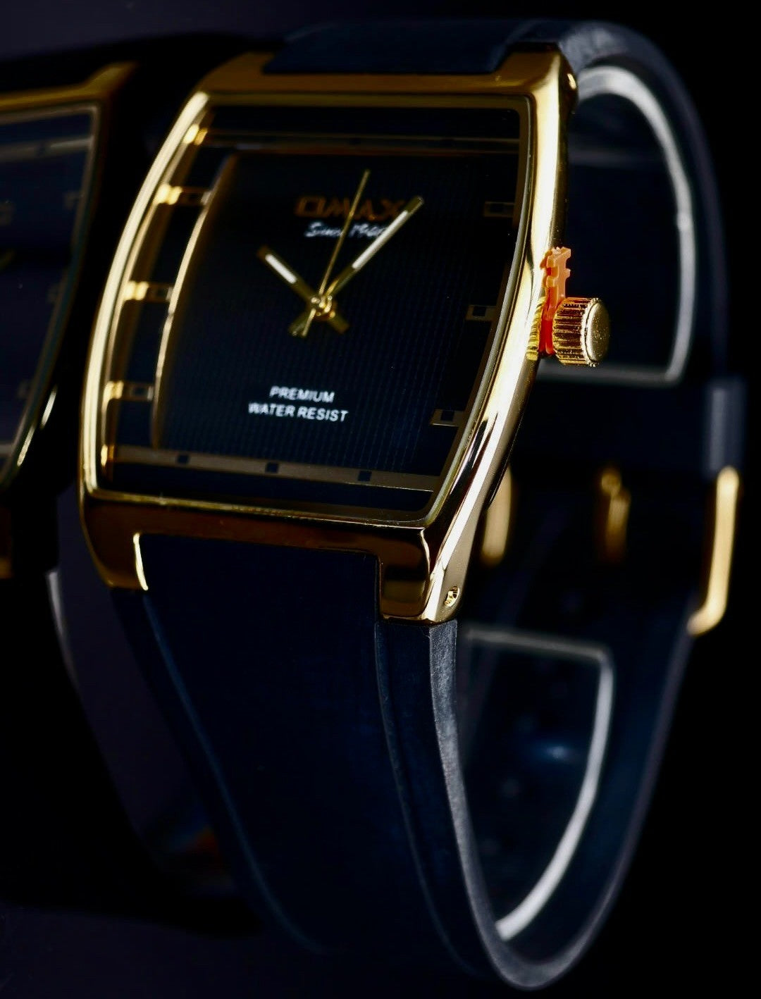 Omax Herren Armband Uhr Herrenuhr Flaches Design IP Veredelt Slim B-Ware0