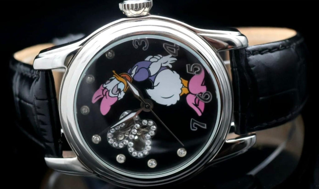 Disney Automatik Uhr Daisy Limitierte Edition Sammlerstück Retro VINTAGE1