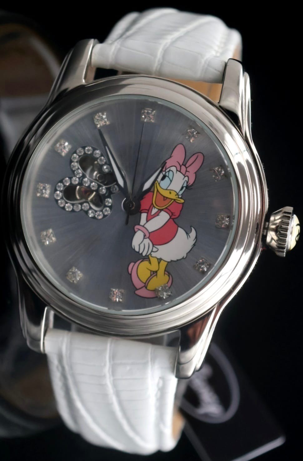 Disney Automatik Uhr Limitierte Edition Daisy Sammlerstück Retro VINTAGE Rarität0