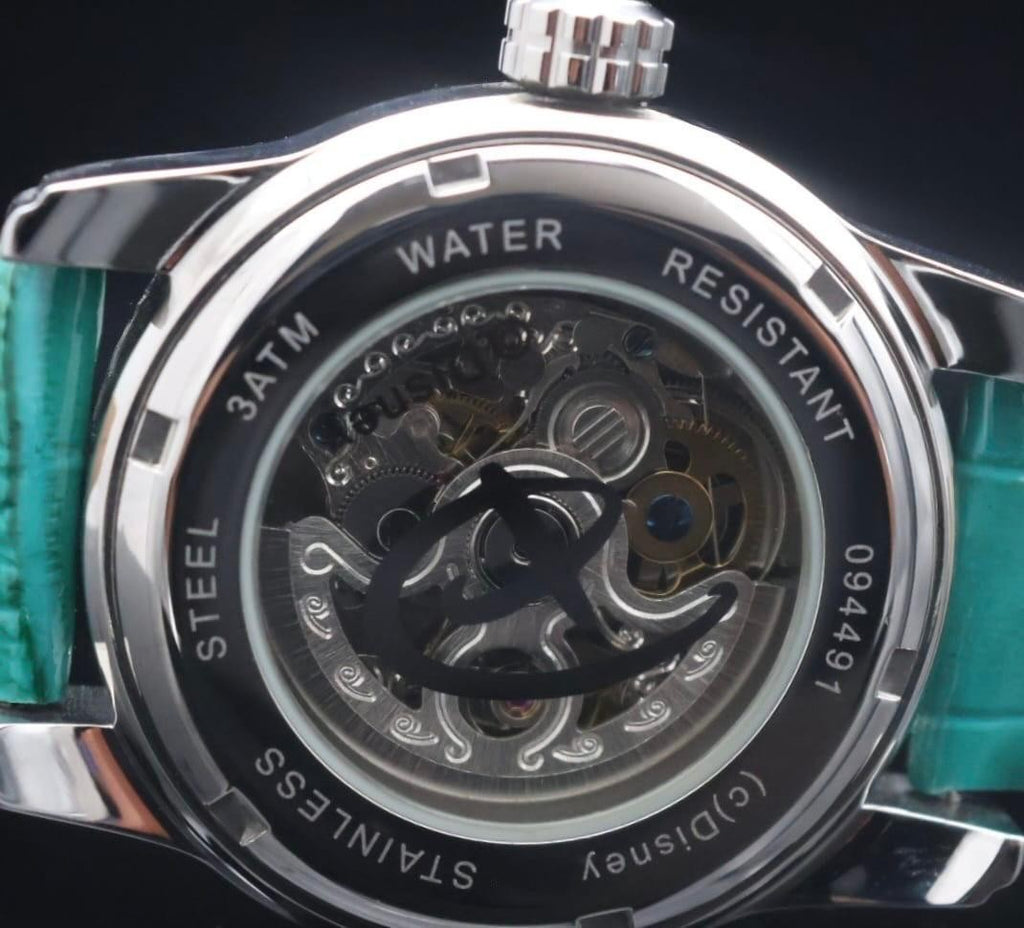 Disney Automatik Uhr Limitierte Edition Daisy Sammlerstück Retro VINTAGE Grün2