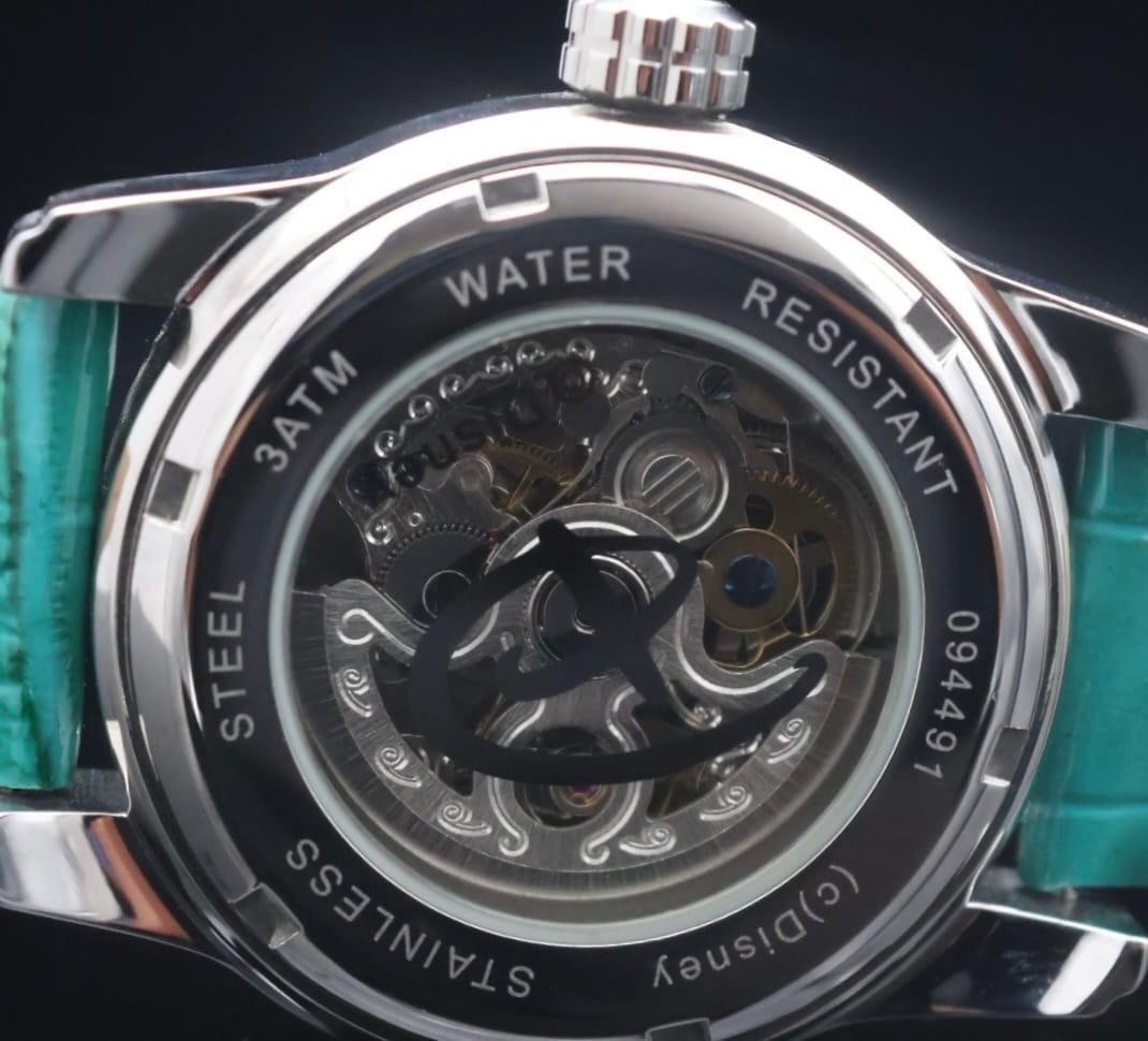 Disney Automatik Uhr Limitierte Edition Daisy Sammlerstück Retro VINTAGE Grün2