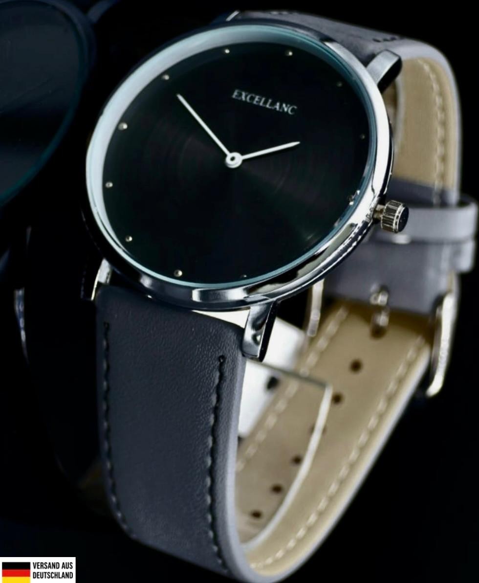 Schicke Excellanc Damen Armband Uhr Schwarz Farben Damenuhr Mineralglas Basic0