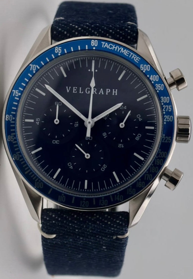 Velgraph - Vintage - Chronograph - Watch – VK63 Mechaquarz - 42 mm - Herrenuhr"1