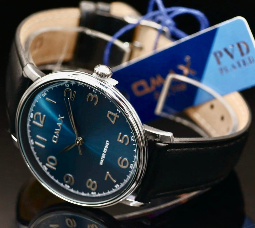 Omax Herren Armband Uhr Herrenuhr Flaches Design SLIM IP Veredelt Slim *0