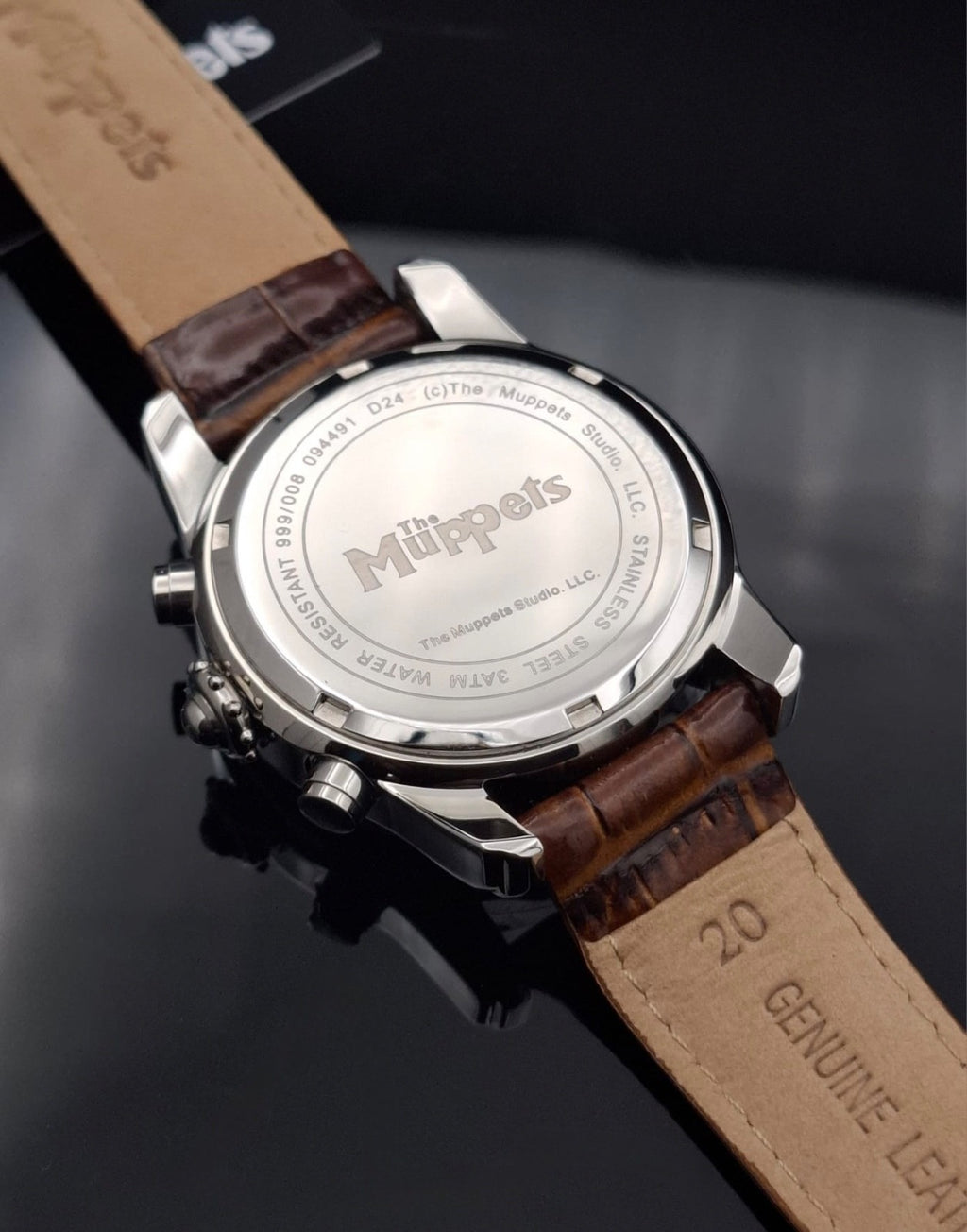 DISNEY Muppets Kermit der Frosch Chronograph Uhr Datum Sammlerstück VINTAGE1