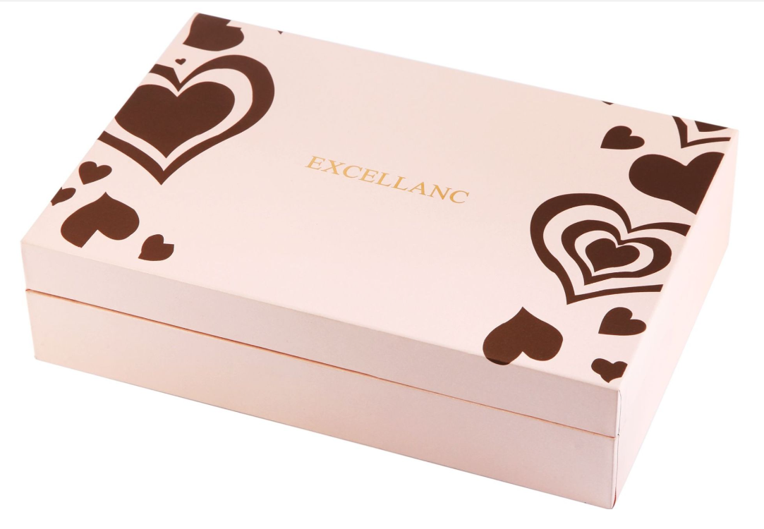 Excellanc Damen Geschenkset Armbanduhr Halskette und Ohrringe Rosé Rosa Farben4