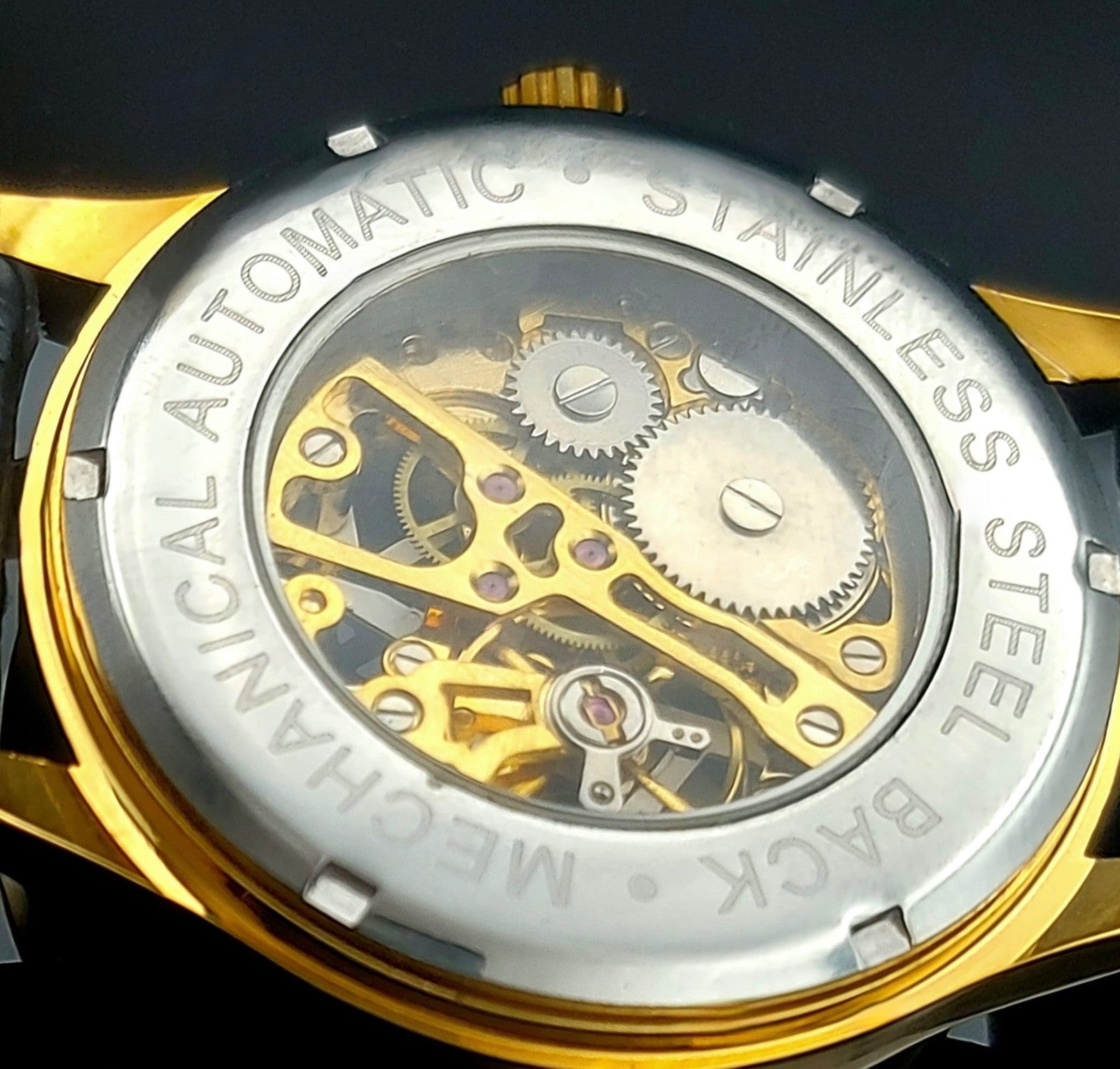 FORSINING - HERREN - UHR - MECHANISCH - HANDAUFZUG - SKELETTUHR - LEDER - 44MM3