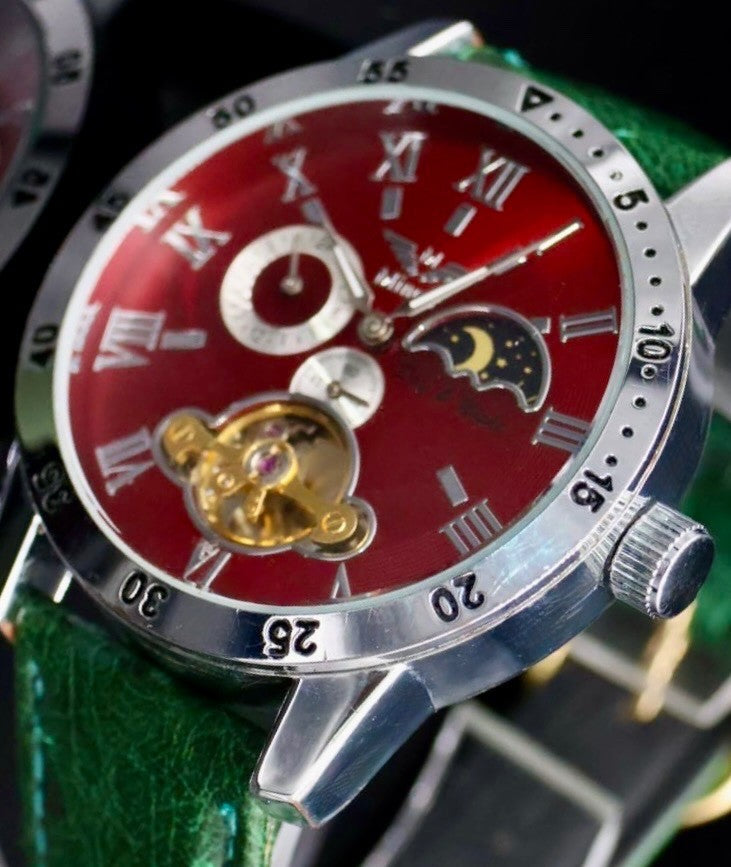 Mega Edle Minoir Avignon Herren Uhr Automatikuhr Armbanduhr Minoir Herrenuhr2