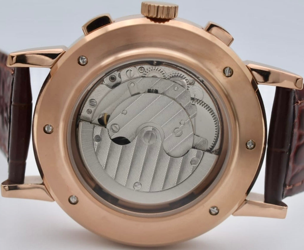 Velgraph Herrenuhr 42mm Automatik | Lederband | Vollkalender | NH35 | Seagull3