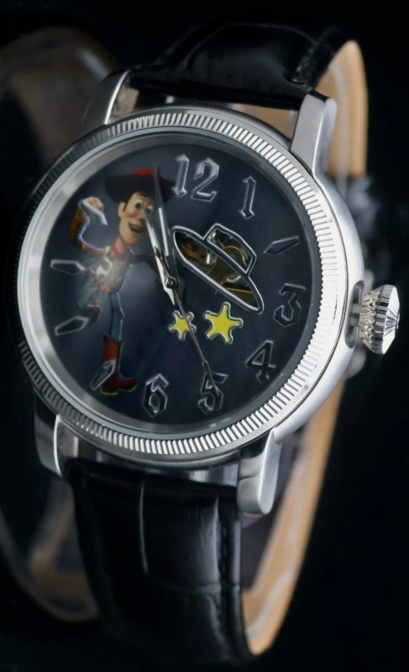 Disney Woody Automatik Uhr Limitierte Edition Sammlerstück Retro VINTAGE NEU0