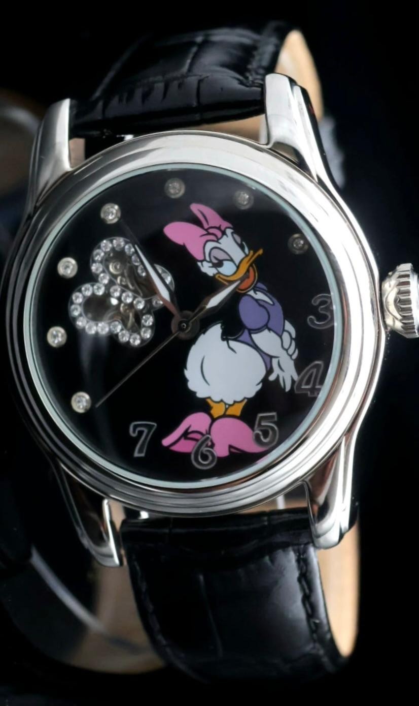 Disney Automatik Uhr Daisy Limitierte Edition Sammlerstück Retro VINTAGE0
