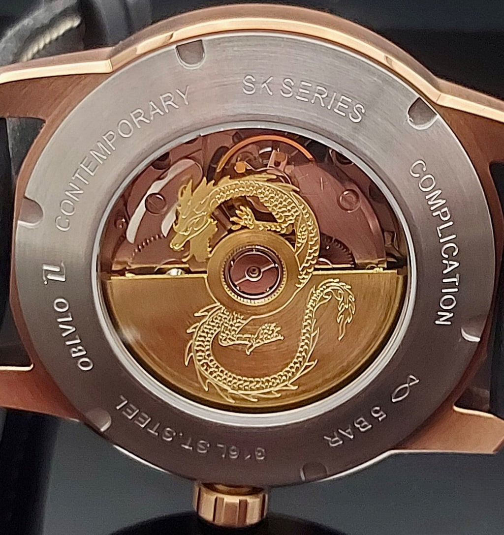 OBLVLO JM-Dragon Automatik Herren Luxus Uhr 42mm Edelstahl Saphirglas Skeleton2