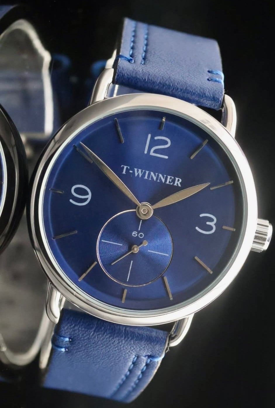 T-WINNER - HERREN - UHR - MECHANISCH - HANDAUFZUG - 40MM - LEDER - NEU1