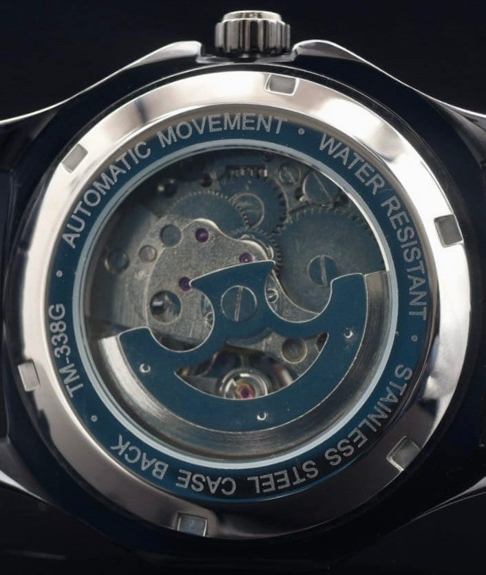 T-WINNER - HERREN - AUTOMATIK - UHR - LEDER - SCHWARZ - 42X40MM - SKELETTUHR2