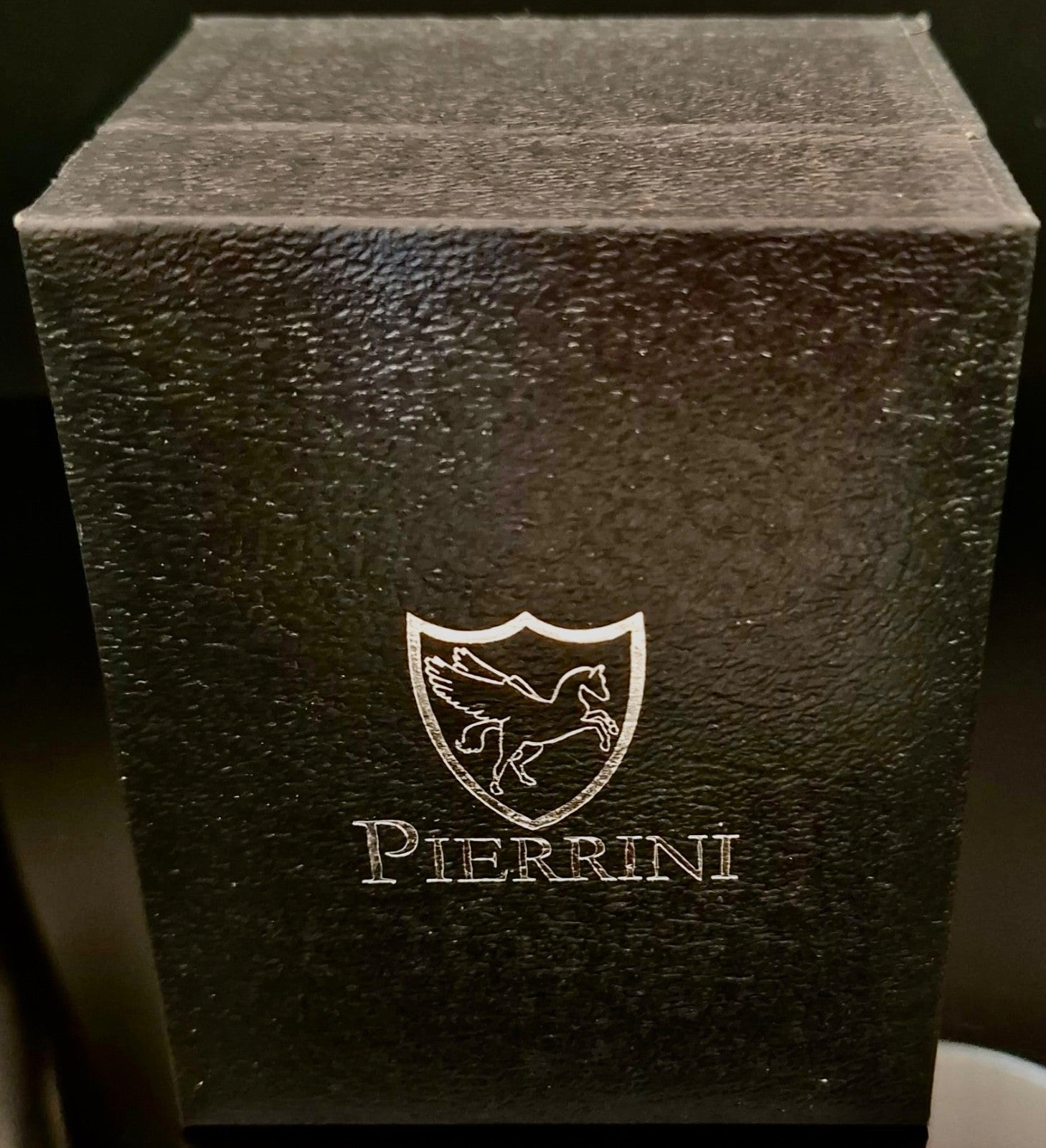 Pierrini Herren Armband Uhr Chronograph Stoppuhr Datum Siler Gold Farben Neu **2