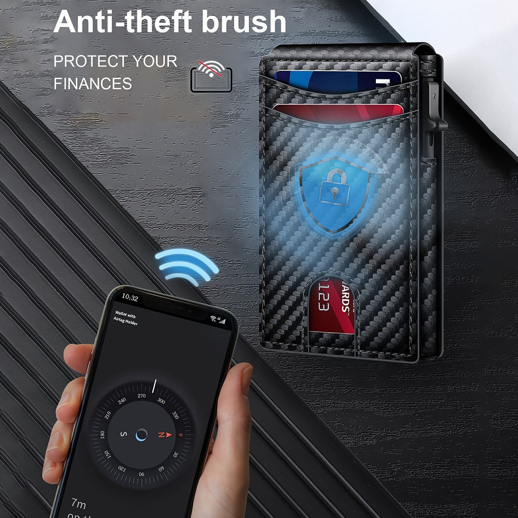 Premium RFID Karten Wallet Kreditkartenetui Slim Kartenhalter Magnetverschluss3